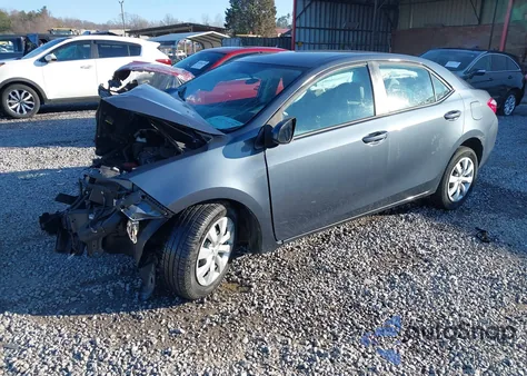 2016 Toyota Corolla Le z USA, uszkodzony, nr VIN 2T1BURHE1GC693243